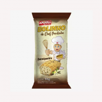Bolinho Formigueiro do Chef Paulinho  Sem Gluten 35g Aminna