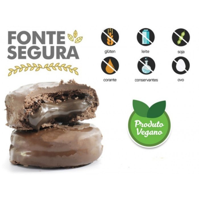 Alfajor Branco Vegano 2unds 40g Seu Divino