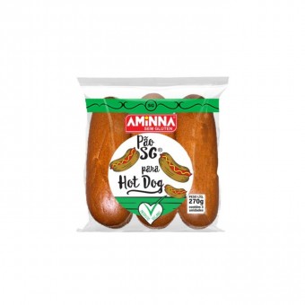 Pão SG Hot Dog 270g Aminna
