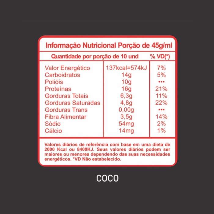 Biscoito Fit Coco 45g Wheyvivi