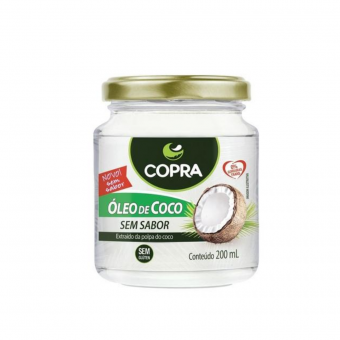 Óleo de Coco Sem Sabor  200ml Copra