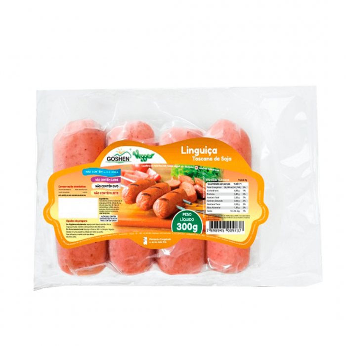 Linguiça Toscana de Soja 300g Goshen