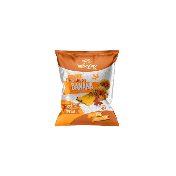 Biscoito Fit Banana 45g Wheyvivi