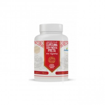 Curcuma Com Pimenta Preta 60 capsulas 700mg Nattubras