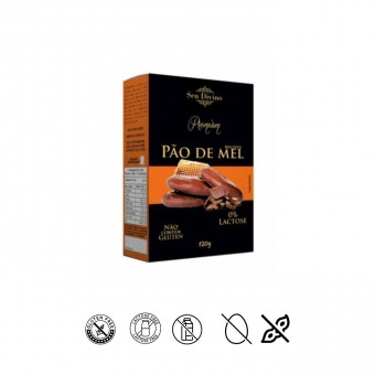 Biscoito Pão de Mel Crocante 120g Seu Divino