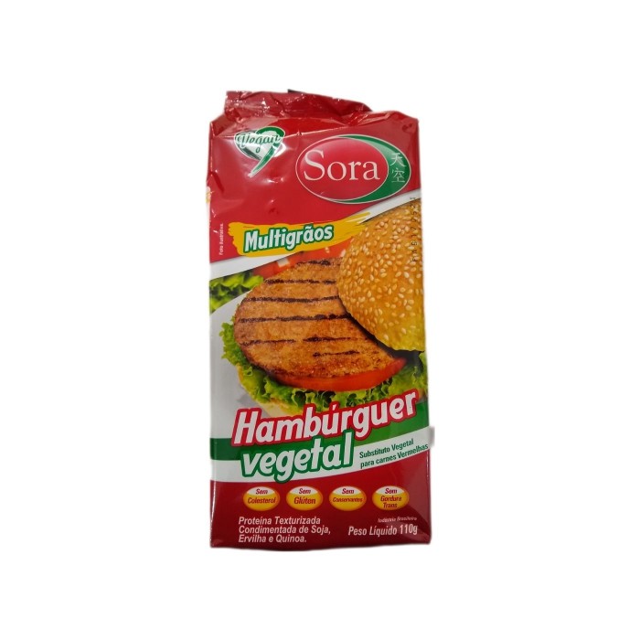 Hambúrguer Vegetal Carne Vermelha 110g Sora