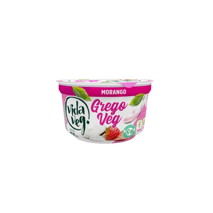 Iogurte GregoVeg de coco com morango 150g Vida Veg