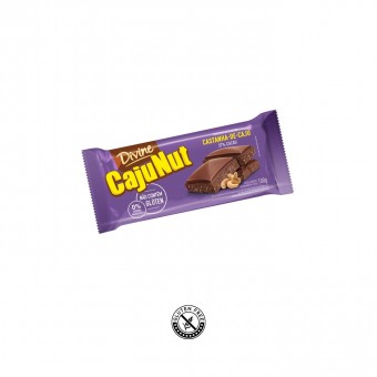 Chocolate ao Leite Cajunut 90g Divine