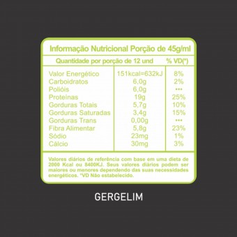 Biscoito Fit Gergelim 45g Wheyvivi