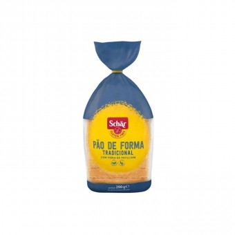 Pão Forma tradicional sem glúten 200g Schar