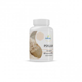 Psyllium 60 cápsulas - 500mg Nattubras