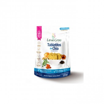 Tablitos Salgados Chia 120g Leve Croc