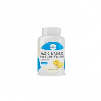 Cálcio+Magnésio+Vitamina D3+Vitamina K2  60 cápsulas 500mg Nattubras