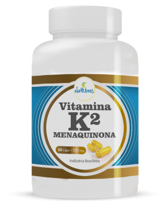 Vitamina K2 Menaquinona 30 cápsulas - 300mg Nattubras