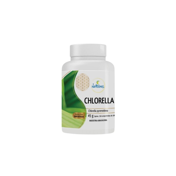 Chlorella 150 comprimidos - 300mg Nattubras