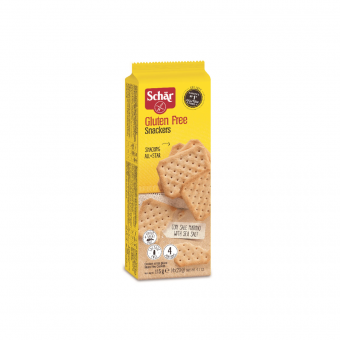 Biscoito Snackers sem glúten com Sal Marinho 115g Schar