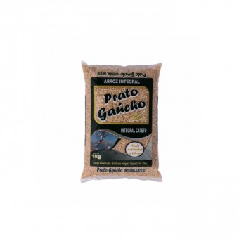 Arroz Integral Cateto Prato Gaúcho 1kg Krolow