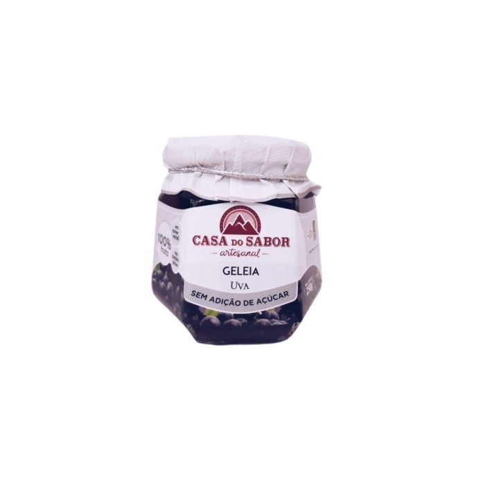 Geleia de Uva Artesanal Sem Açúcar 250g Casa do Sabor