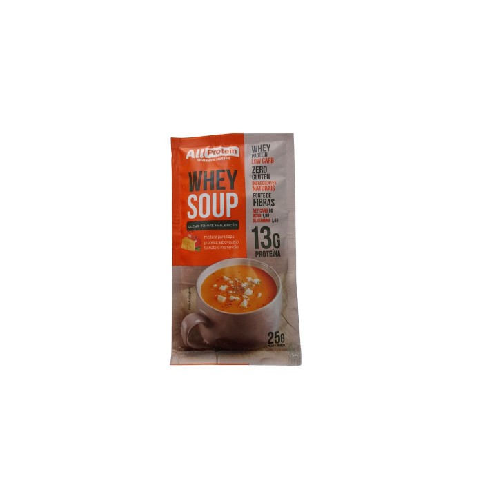 Whey Soup 25g Queijo, Tomate e Manjericão (13g Proteina) All Protein