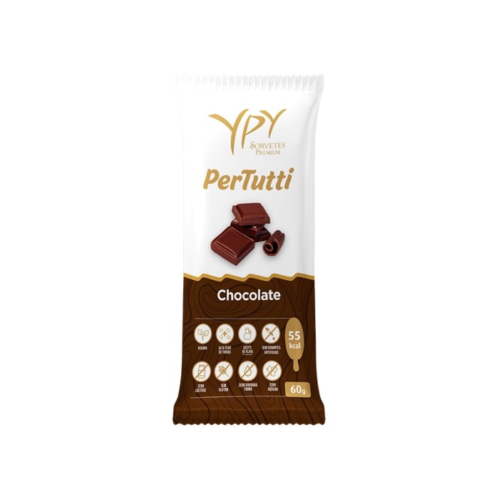 Sorvete YPY Vegano Chocolate Palito 60gr Pertutti