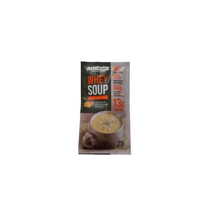 Whey Soup 25g Queijo, Cebola e Salsa (13g Proteina) All Protein