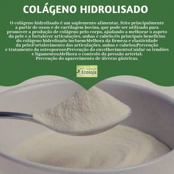 Colágeno Hidrolisado em pó 100 Gramas