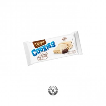 Chocolate Branco C/ Cookies 90g Divine