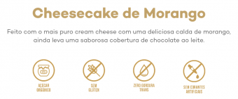 Sorvete YPY Cheesecake de Morango Palito 76gr Clássico