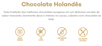 Sorvete YPY Chocolate Holandês Palito 76gr Clássico