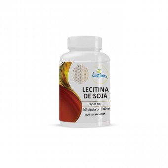 Lecitina de Soja 60 cápsulas - 1000mg Nattubras