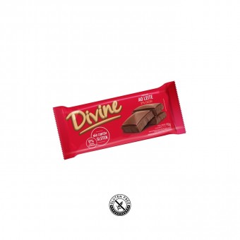 Chocolate ao Leite 37% Cacau 90g Divine