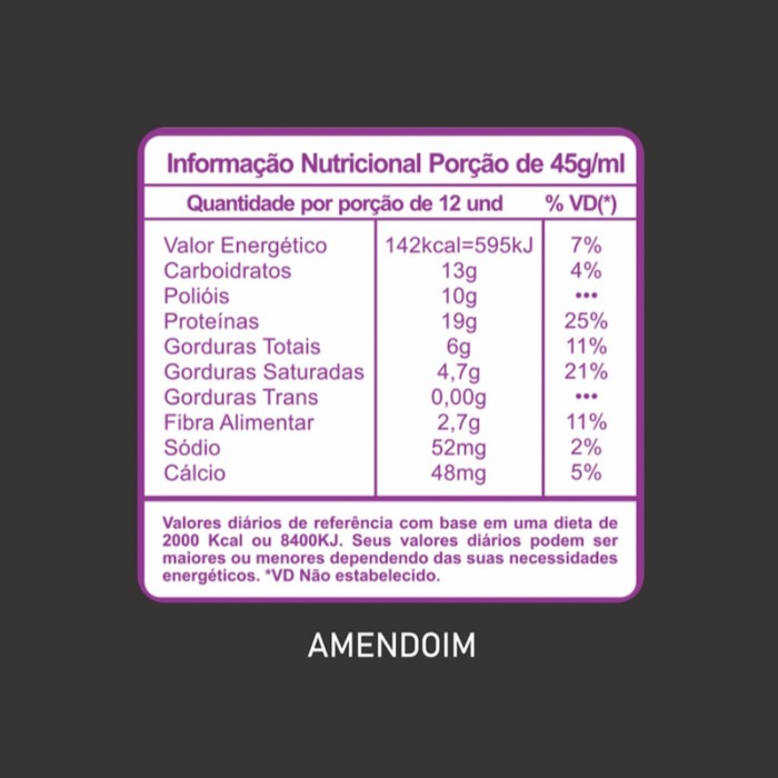 Biscoito Fit Amendoim 45g Wheyvivi